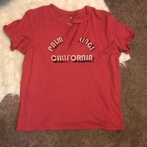 NWT american eagle distressed t-shirt